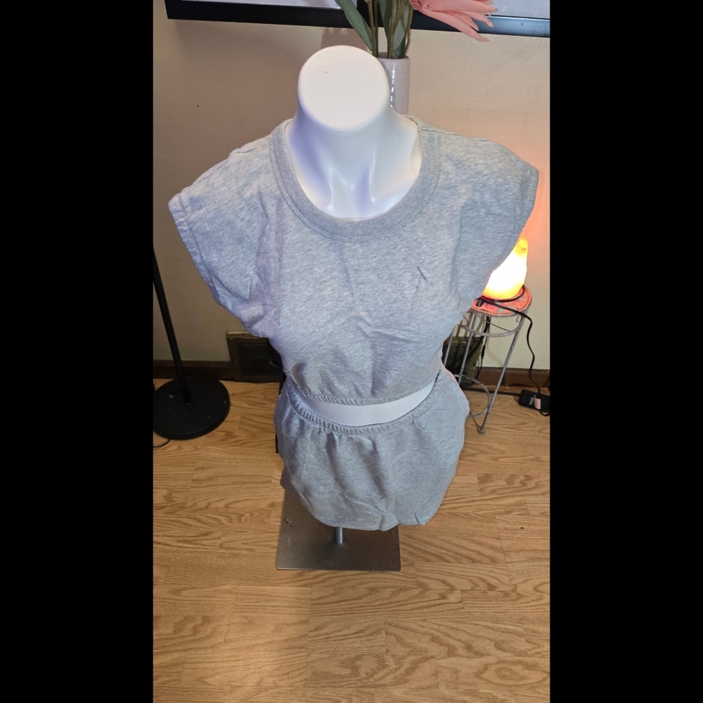 Gray Muscle Tee for Women